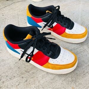Nike Air Force 1 PRM Low Multicolor Sneakers Size 7Youth